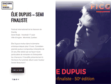 Tablet Screenshot of encoredesidees.com